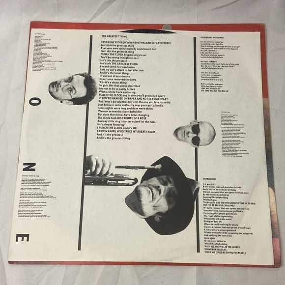 Elvis Costello And The Attractions Punch The Clock Vinyl Record LP CBS 1983 - Picture 4 of 6